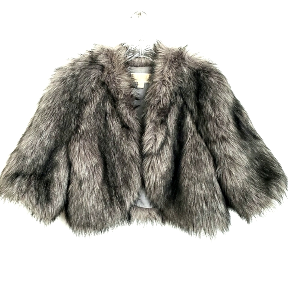 MICHAEL Michael Kors Charcoal Teddy Jacket - Picture 10 of 15